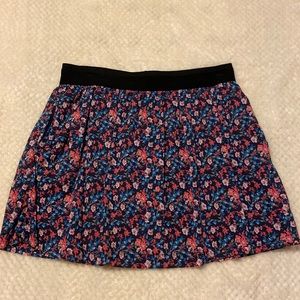 Navy floral skater skirt from Old Navy.